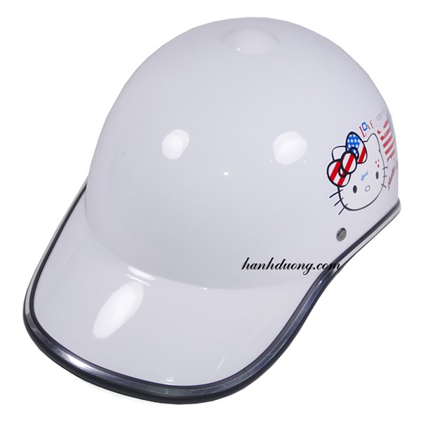 Nón bảo hiểm kết nữ khoét đuôi (MUNU02)