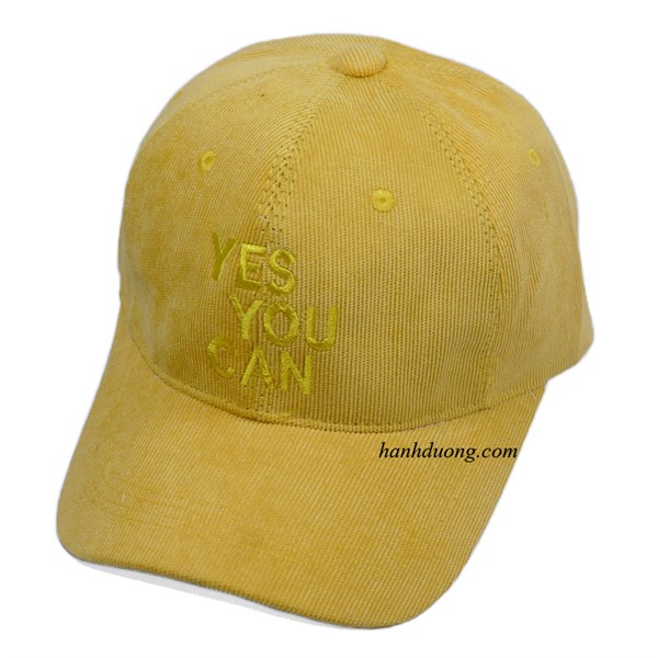 Nón kết vải nhung YES YOU CAN