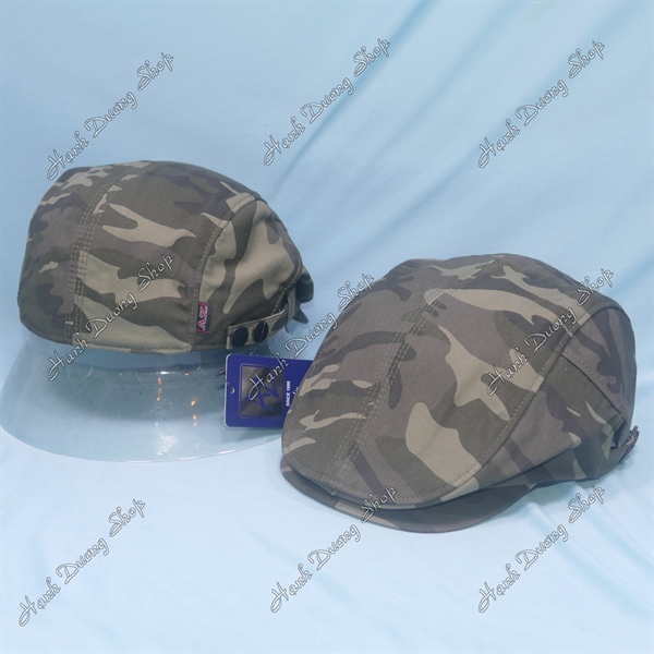 Nón mỏ vịt lính bít đuôi xịn AZ có thể tăng giảm size đầu từ 2 sò đóng bên hông phù hợp cho mọi size đầu