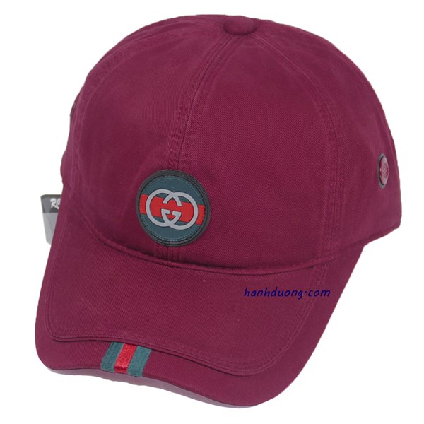 Mũ lưỡi trai thời trang cá tính GUCCI logo cao su tròn độc đáo