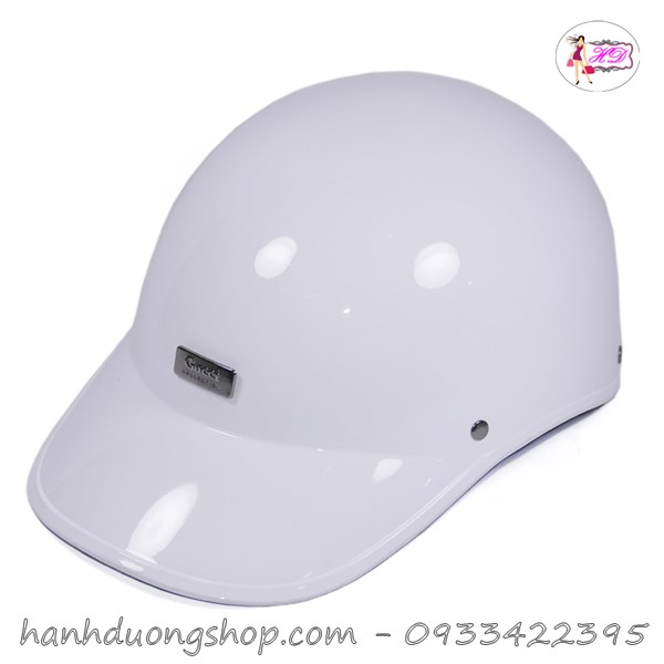 Nón bảo hiểm kết nữ gắn mặt sắt có khoét đuôi