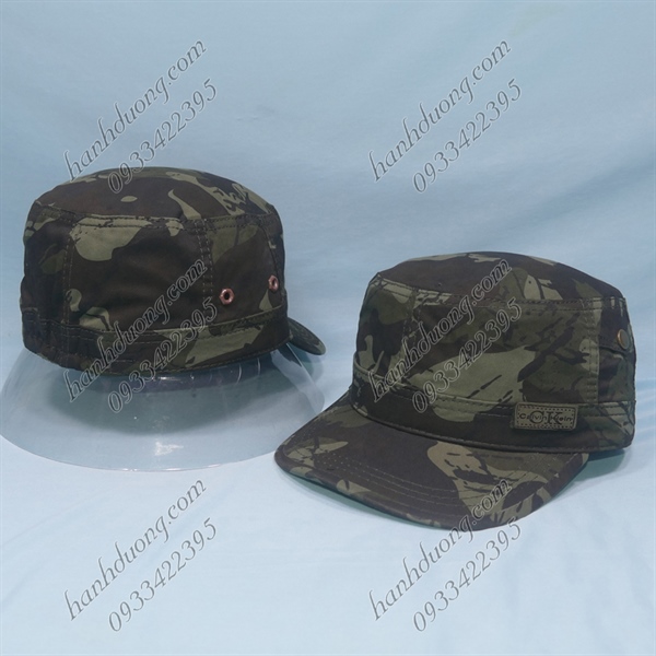 Nón kết đầu bằng bít đuôi CK lính rằn ri bít đuôi