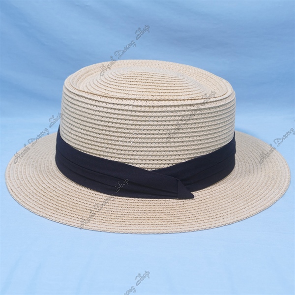 Nón cói Panama đi viển vành rộng 6,5cm vòng đầu từ 55-58cm có 2 rút phía trong có thể giảm size dc