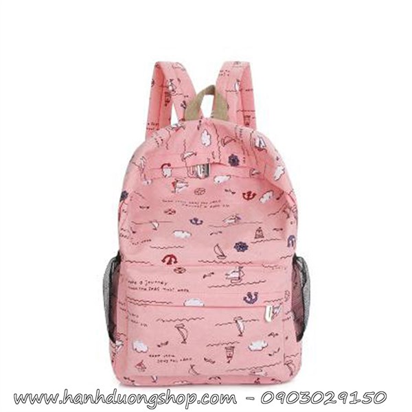 Balo vải học sinh phiên bản hàn quốc HQC4302