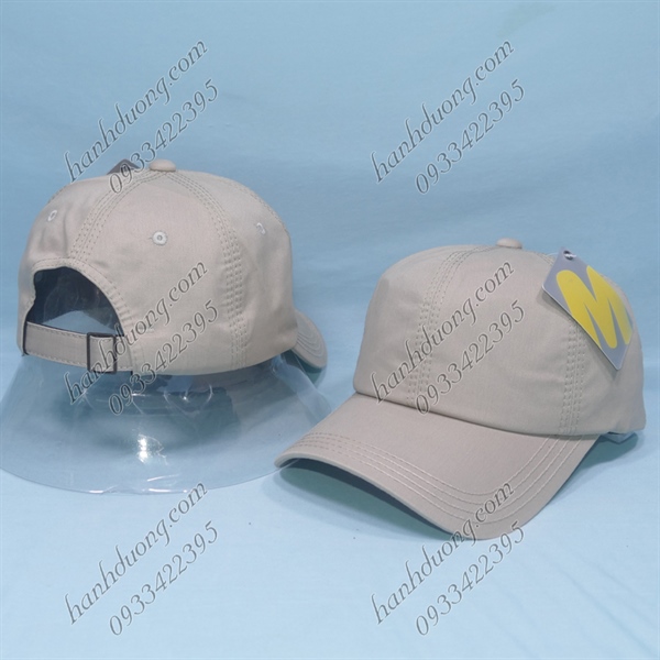 Nón kết nam nữ trơn không thêu logo vải cotton xịn (NKKT04)