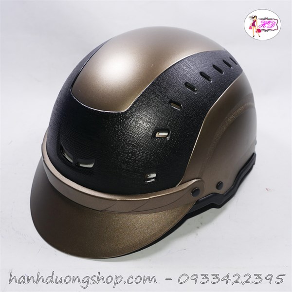 Nón bảo hiểm Helmet vá 2 mảnh, đục nhiều lỗ