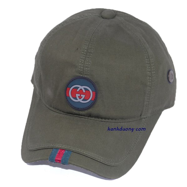 Mũ lưỡi trai thời trang cá tính GUCCI logo cao su tròn độc đáo