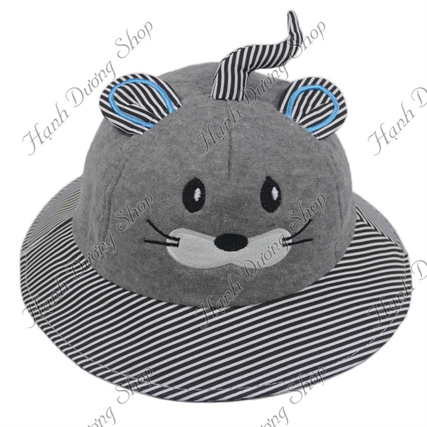Nón tai bèo trẻ em từ 2-4 tuổi hình con chuột dễ thương