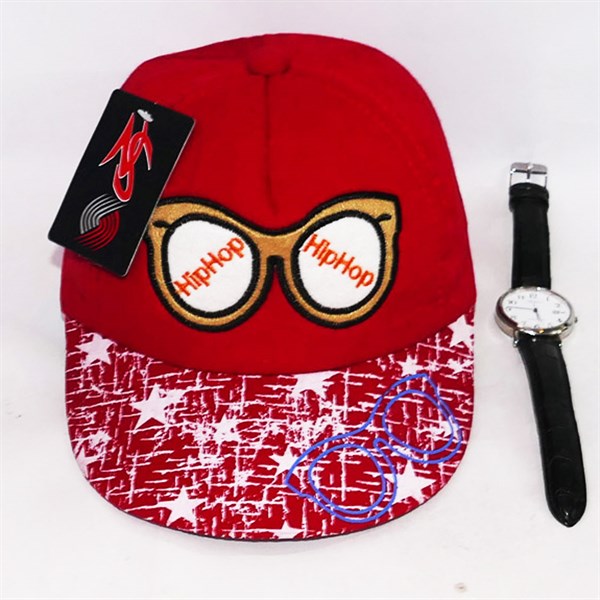 Nón trung hiphop có mắt kính