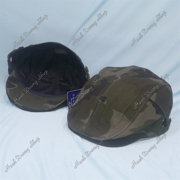 Nón mỏ vịt lính bít đuôi xịn AZ có thể tăng giảm size đầu từ 2 sò đóng bên hông phù hợp cho mọi size đầu