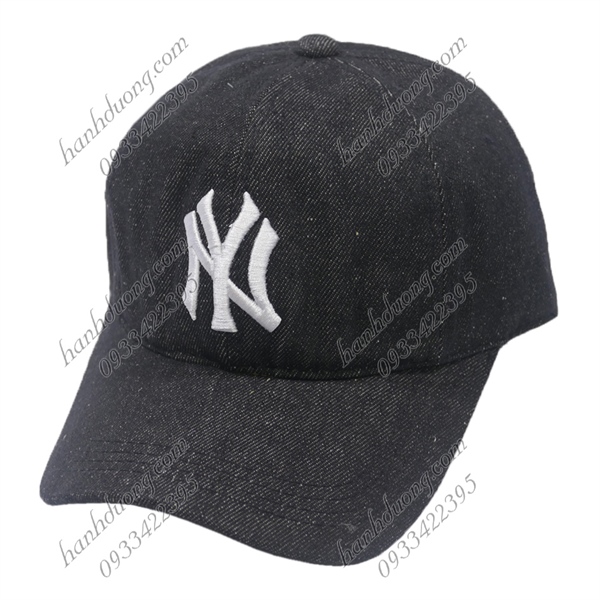 Nón kết jean NY khóa gài thời trang, cá tính (MAU01)