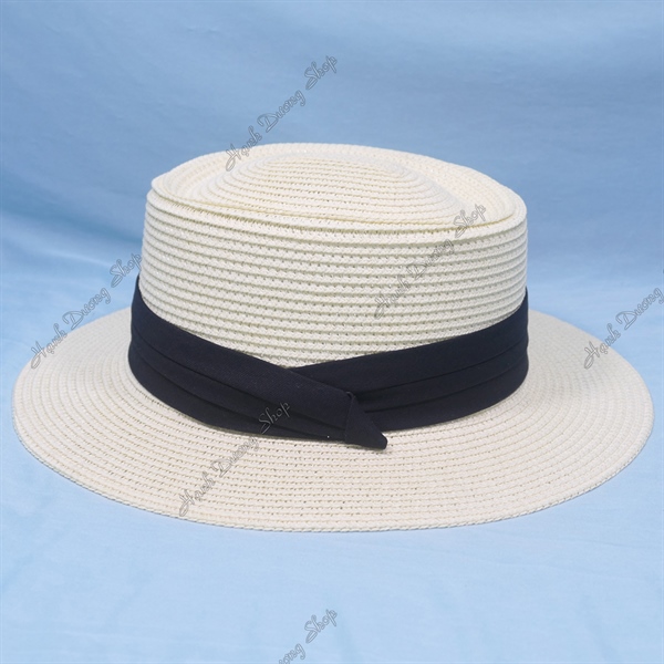 Nón cói Panama đi viển vành rộng 6,5cm vòng đầu từ 55-58cm có 2 rút phía trong có thể giảm size dc