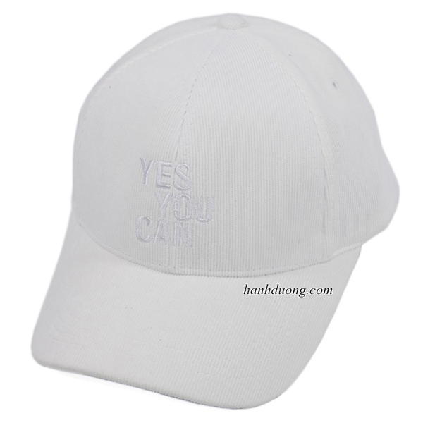 Nón kết vải nhung YES YOU CAN