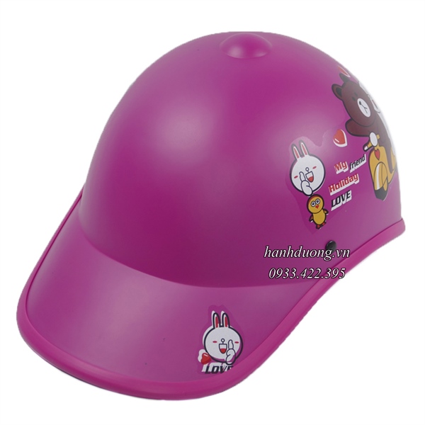 Nón bảo hiểm kết nữ khoét đuôi (MUNU06)