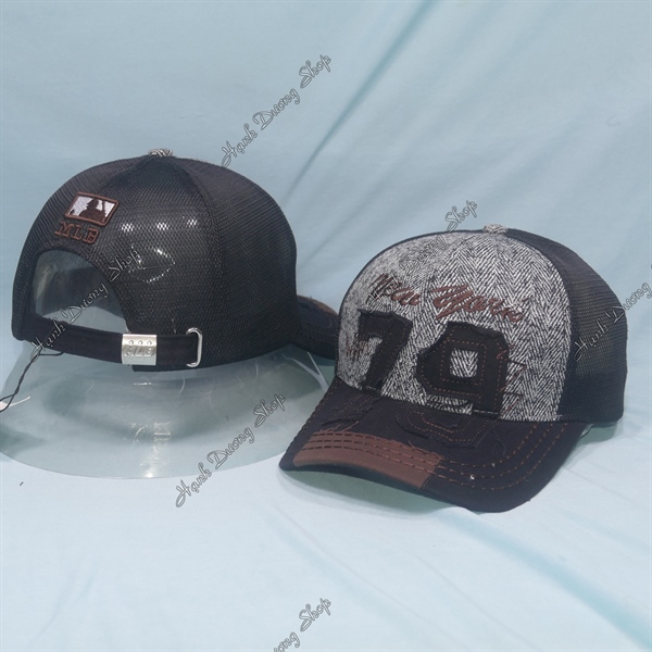 Nón kết nam nữ thêu chữ New York 79 có khóa gài xịn sò chất liệu vải cotton vá lưới phía trong có may tem