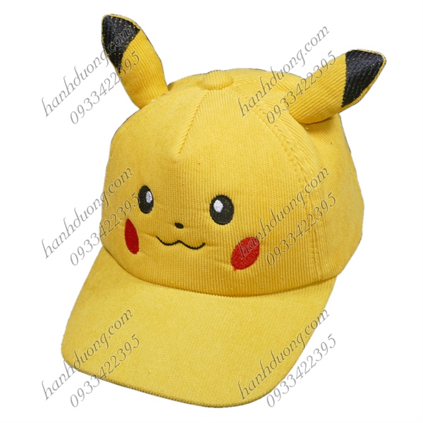 Nón kết trẻ em Pikachu dành cho bé từ 2 đến 7 tuổi