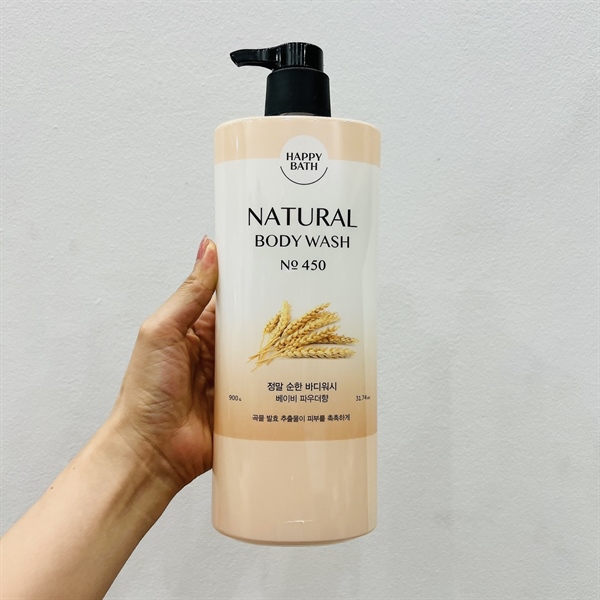 Sữa tắm Happy Bath lúa mạch 900g