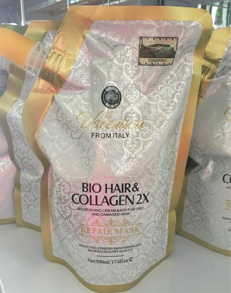 Hấp túi Valentino Collagen 2X Italy 500ml