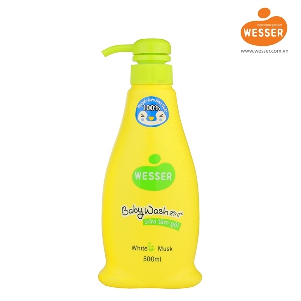 SỮA TẮM GỘI WESSER 2IN1 HƯƠNG CỎ XẠ HƯƠNG 500ML