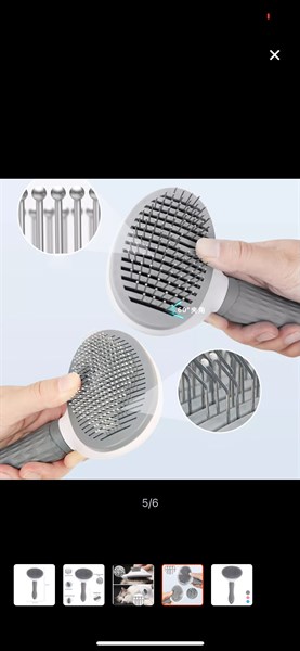 Lược Chải Lông Dạng Bấm ( Kim Dày)