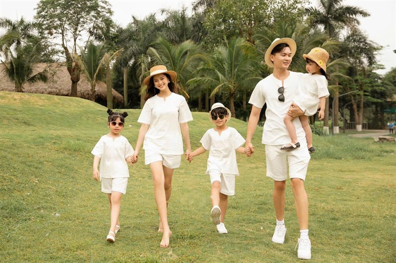 Bộ đũi du lịch gia đình (mẹ) size S,M