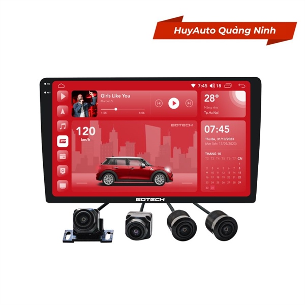 MÀN HÌNH Ô TÔ THÔNG MINH GOTECH GT2K PRO 360 (9)