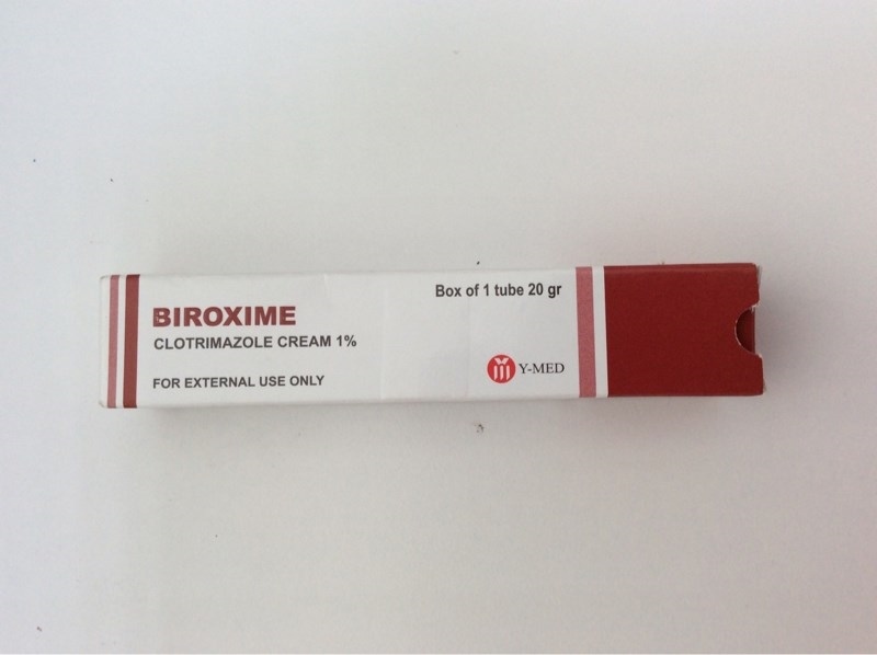 KEM BÔI TRỊ NẤM DA 15G BIROXIME 1% CREAM 20G CLOTRIMAZOLE