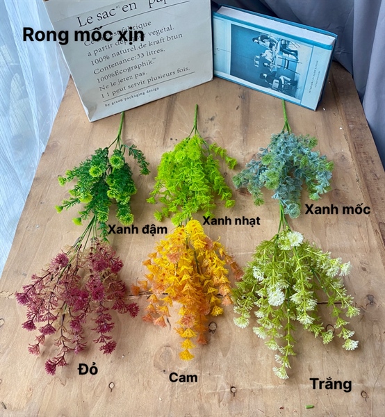 Rong mốc xịn - Lá cành ngắn - Hoa Lụa Vân Vượng