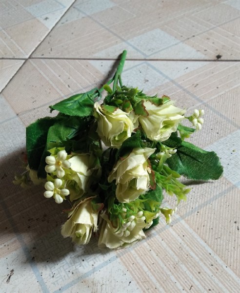 Hồng sao - Hoa cành ngắn - Hoa Lụa Vân Vượng