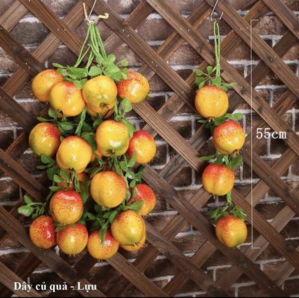 Dây Củ Quả - Lựu - Quả và dây quả - Hoa Lụa Vân Vượng