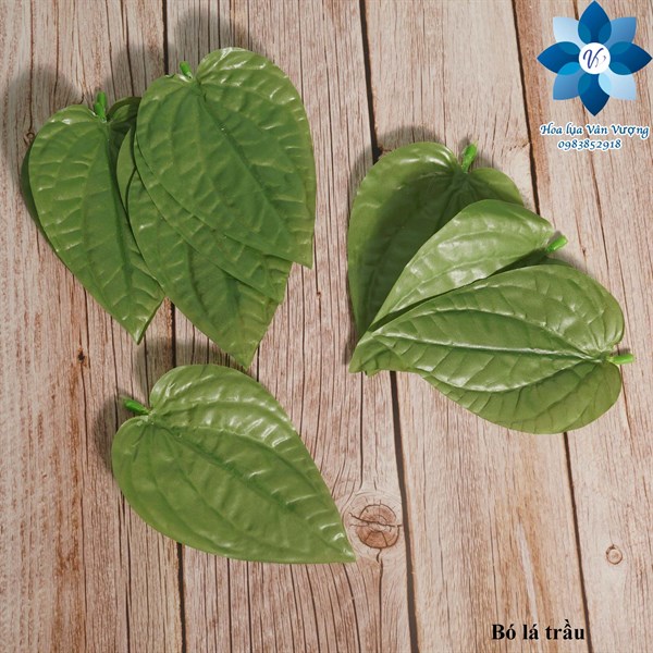 Bó lá trầu - Lá cành dài - Hoa Lụa Vân Vượng