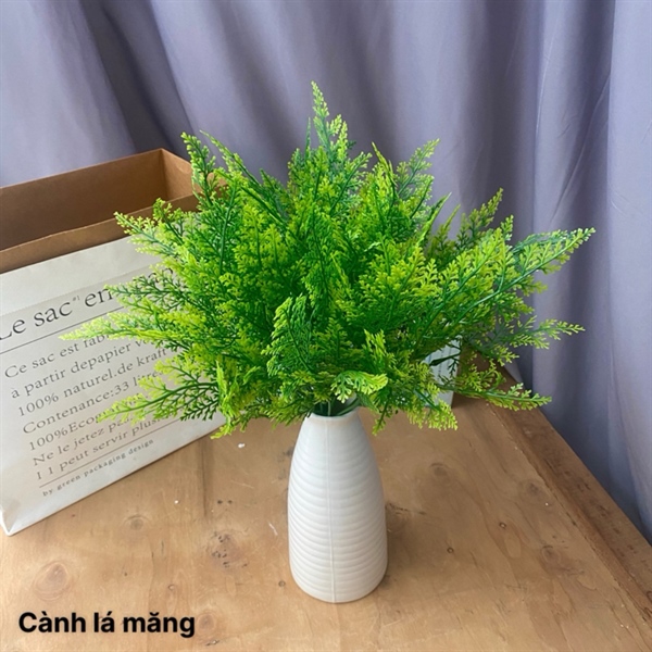 Cành lá măng - Lá cành dài - Hoa Lụa Vân Vượng