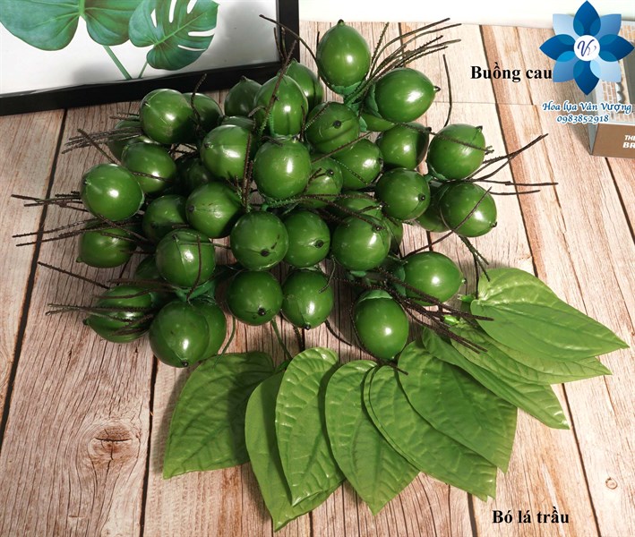 Buồng cau - Quả và dây quả - Hoa Lụa Vân Vượng
