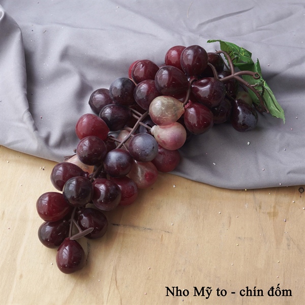 Nho Mỹ to - Chín đốm - Quả và dây quả - Hoa Lụa Vân Vượng