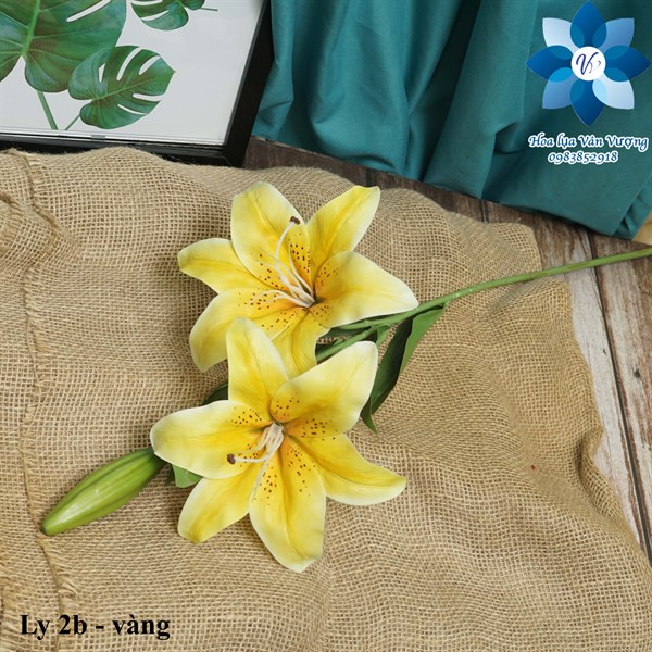 Ly 2b - Hoa cành dài - Hoa Lụa Vân Vượng