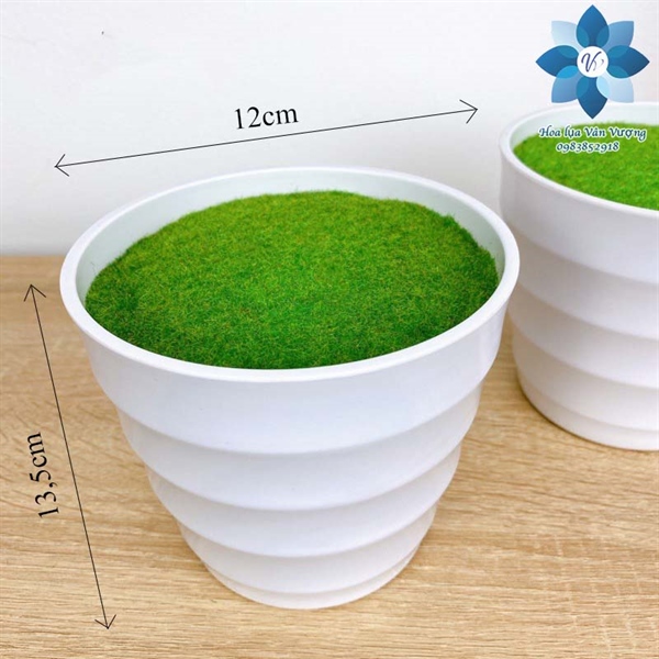 Chậu vòng tròn - Nguyên vật liệu - Hoa Lụa Vân Vượng
