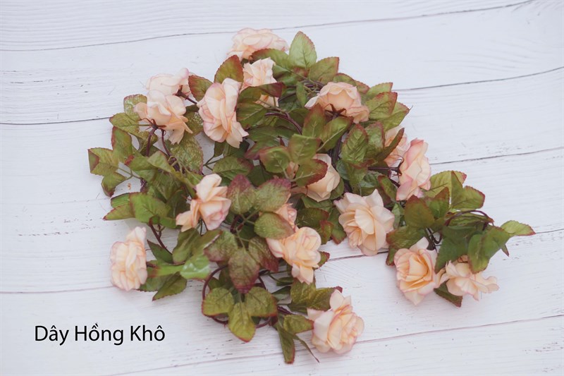 Dây hồng khô - bê bê - Dây lá và dây hoa - Hoa Lụa Vân Vượng