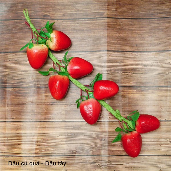 Dây Củ Quả - dâu tây - Quả và dây quả - Hoa Lụa Vân Vượng