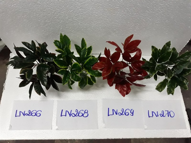 LN269 BỤI LÁ KÉP MÀU ĐỎ CAM