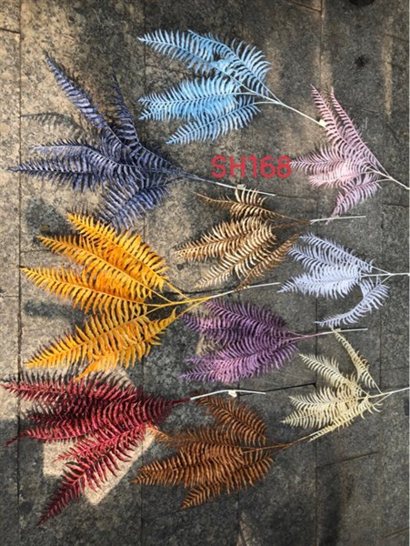 CÀNH DƯƠNG XĨ NHỰA 5 LÁ 58CM SH168