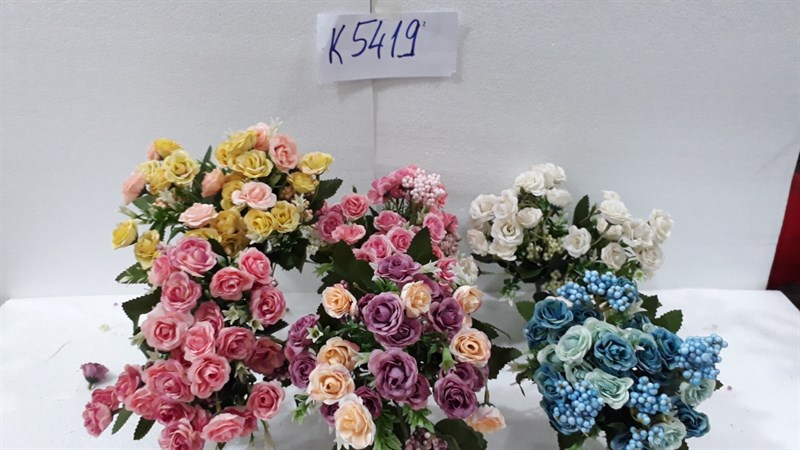 K5419 BỤI BÔNG HỒNG TỶ MUỘI NHÍ XỐP
