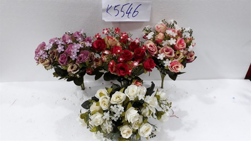 K5546 BỤI BÔNG HỒNG PHÁP MAI TRẮNG