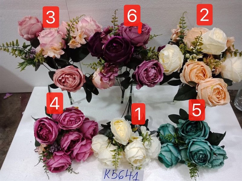 K5641 BỤI BÔNG HỒNG NHƯ Ý KHÔ anh túc 10N