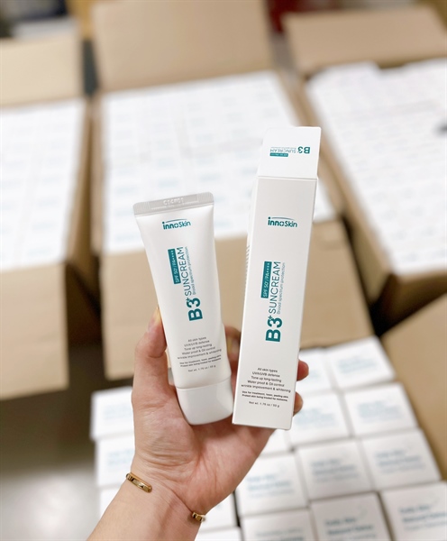 (Hàng Công Ty) Kem chống nắng B3 Innoskin (Xanh Lá) - Ảnh 1