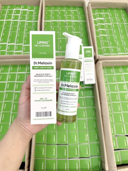 (Hàng Công Ty) Sữa Rửa Mặt Lipino Dr.Melaxin 150ml (Xanh Lá) - Ảnh 1