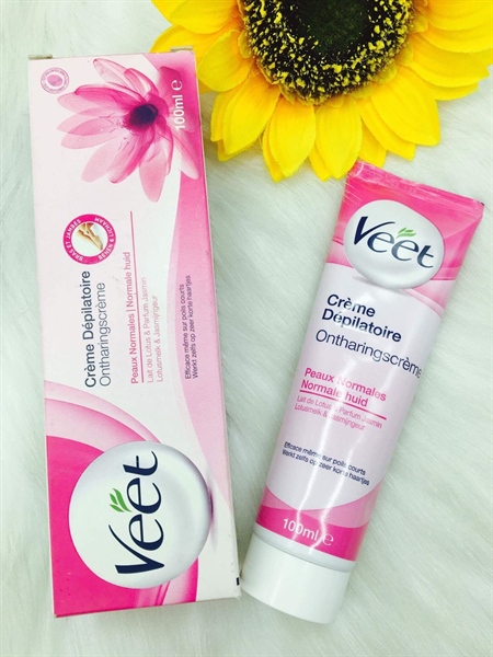Kem tẩy lông Veet Pháp hồng 100ml - Ảnh 1