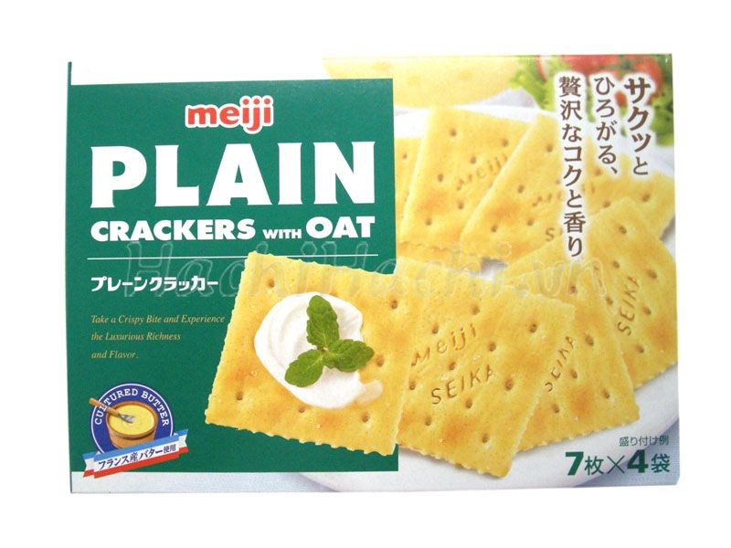PLAIN MEIJI OAT CRACKERS 104 GR