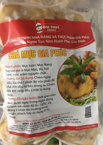 CHẢ MỰC BỊCH 500G