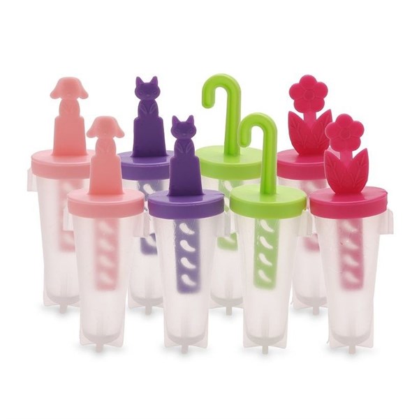 Bộ 8 khuôn làm kem mini zoo Tự Lập (Nhiều màu)