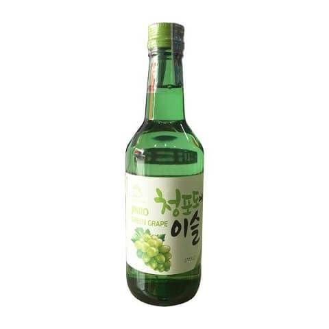 RƯỢU JINRO GREEN GRAPE SOJU 13% 360ML